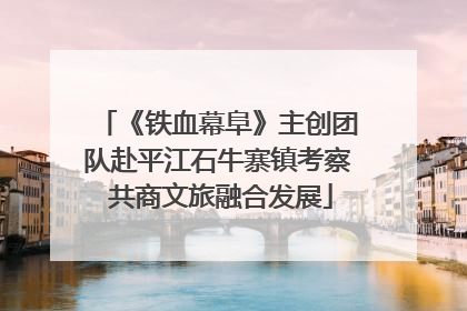 《铁血幕阜》主创团队赴平江石牛寨镇考察 共商文旅融合发展