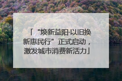“焕新益阳·以旧换新惠民行”正式启动，激发城市消费新活力