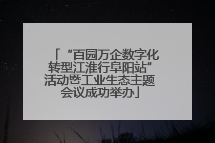 “百园万企数字化转型江淮行阜阳站”活动暨工业生态主题会议成功举办