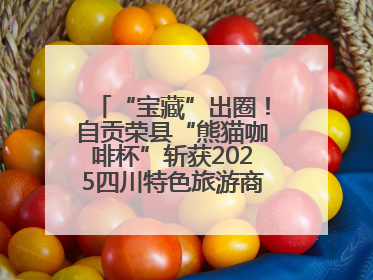 “宝藏”出圈！自贡荣县“熊猫咖啡杯”斩获2025四川特色旅游商品大赛铜奖