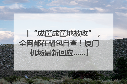 “成筐成筐地被收”，全网都在翻包自查！厦门机场最新回应……