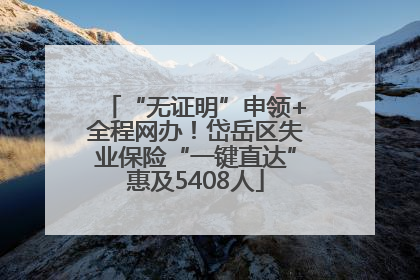 “无证明”申领+全程网办！岱岳区失业保险“一键直达”惠及5408人