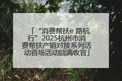 “消费帮扶e 路杭行”2025杭州市消费帮扶产销对接系列活动首场活动圆满收官