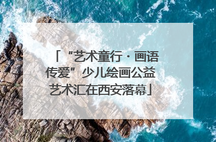 “艺术童行・画语传爱”少儿绘画公益艺术汇在西安落幕