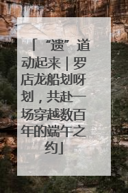 “遗”道动起来｜罗店龙船划呀划，共赴一场穿越数百年的端午之约