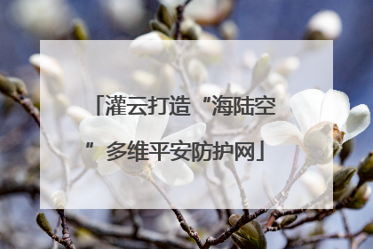 灌云打造“海陆空”多维平安防护网