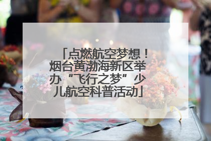 点燃航空梦想！烟台黄渤海新区举办“飞行之梦”少儿航空科普活动
