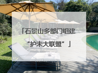 石景山多部门组建“护未大联盟”