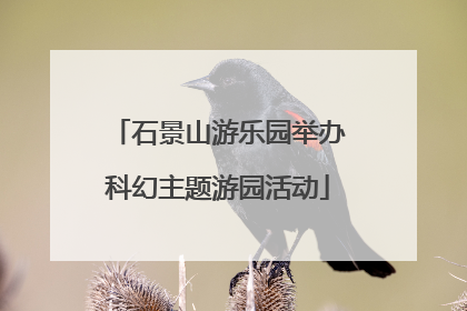 石景山游乐园举办科幻主题游园活动