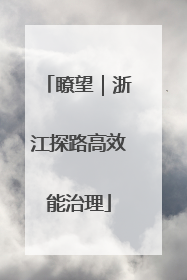 瞭望｜浙江探路高效能治理