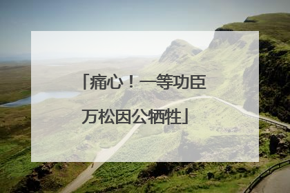 痛心！一等功臣万松因公牺牲
