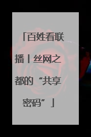 百姓看联播丨丝网之都的“共享密码”
