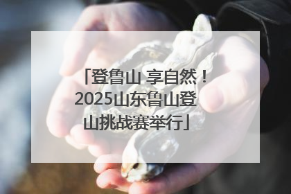 登鲁山 享自然！2025山东鲁山登山挑战赛举行