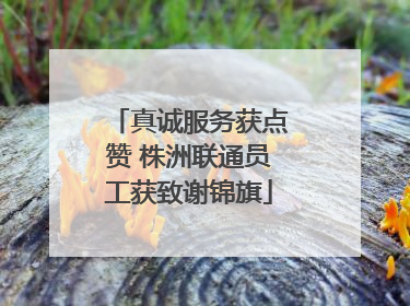 真诚服务获点赞 株洲联通员工获致谢锦旗