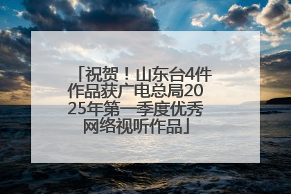 祝贺！山东台4件作品获广电总局2025年第一季度优秀网络视听作品