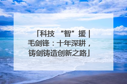科技 “智”援｜毛剑锋：十年深耕，铸剑铸造创新之路