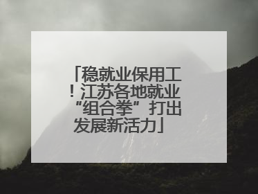 稳就业保用工！江苏各地就业“组合拳”打出发展新活力