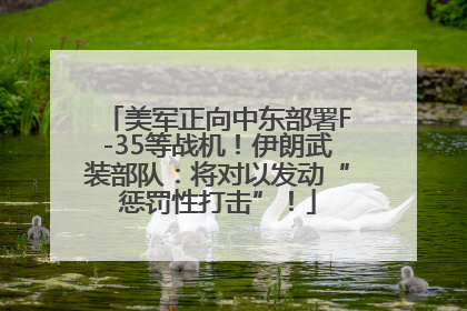 美军正向中东部署F-35等战机！伊朗武装部队：将对以发动“惩罚性打击”！