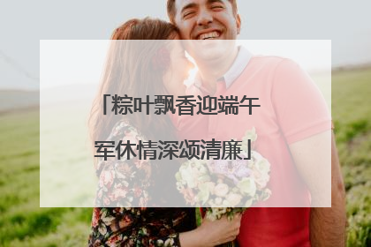 粽叶飘香迎端午 军休情深颂清廉