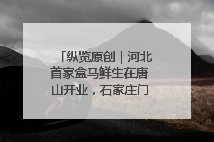 纵览原创｜河北首家盒马鲜生在唐山开业，石家庄门店预计8月开业