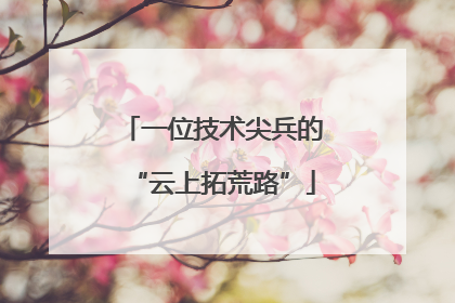 一位技术尖兵的“云上拓荒路”