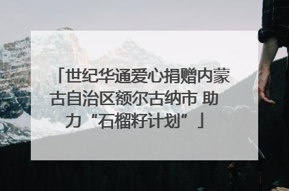 世纪华通爱心捐赠内蒙古自治区额尔古纳市 助力“石榴籽计划”