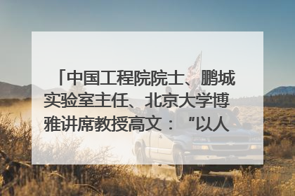 中国工程院院士、鹏城实验室主任、北京大学博雅讲席教授高文：“以人为本 智能向善” 推动文化与科技相生相促｜聚焦2025文化强国建设高峰论坛