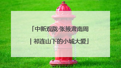 中新观陇·张掖肃南周｜祁连山下的小城大爱