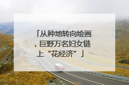 从种地转向绘画，巨野万名妇女链上“花经济”