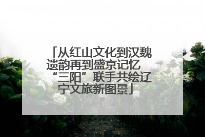 从红山文化到汉魏遗韵再到盛京记忆 “三阳”联手共绘辽宁文旅新图景