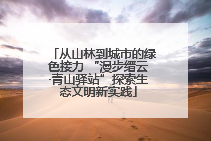 从山林到城市的绿色接力 “漫步缙云·青山驿站”探索生态文明新实践