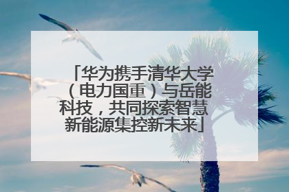 华为携手清华大学（电力国重）与岳能科技，共同探索智慧新能源集控新未来
