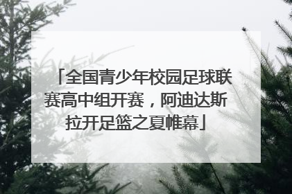 全国青少年校园足球联赛高中组开赛，阿迪达斯拉开足篮之夏帷幕