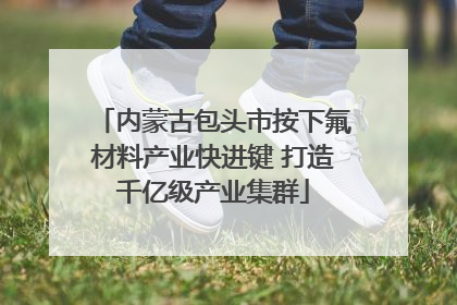 内蒙古包头市按下氟材料产业快进键 打造千亿级产业集群