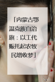内蒙古鄂温克族自治旗：以工代赈托起农牧民增收梦