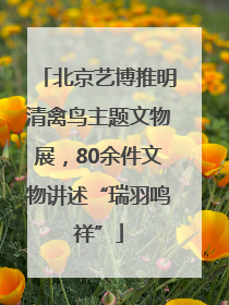 北京艺博推明清禽鸟主题文物展，80余件文物讲述“瑞羽鸣祥”