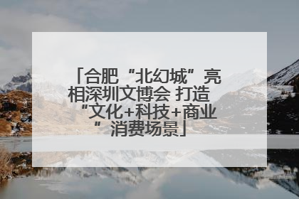 合肥“北幻城”亮相深圳文博会 打造“文化+科技+商业”消费场景
