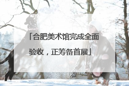 合肥美术馆完成全面验收，正筹备首展