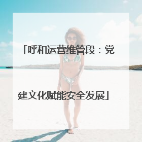 呼和运营维管段：党建文化赋能安全发展