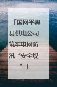 国网平舆县供电公司筑牢电网防汛“安全堤”