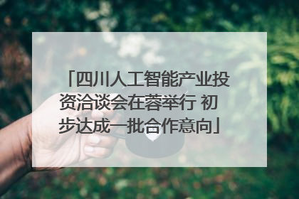 四川人工智能产业投资洽谈会在蓉举行 初步达成一批合作意向
