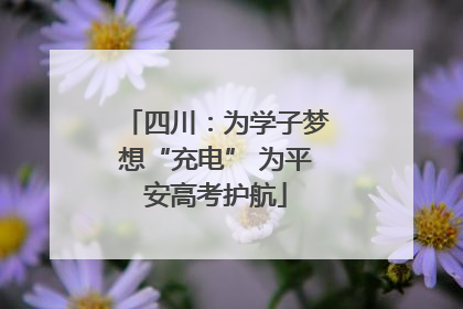 四川：为学子梦想“充电” 为平安高考护航