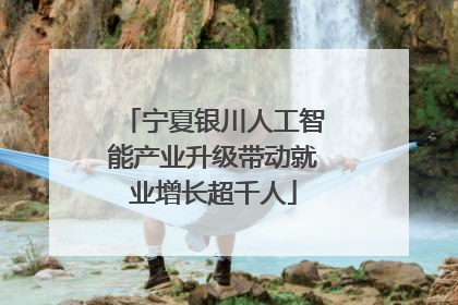宁夏银川人工智能产业升级带动就业增长超千人