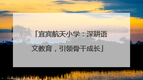宜宾航天小学：深耕语文教育，引领骨干成长