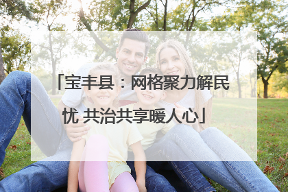宝丰县：网格聚力解民忧 共治共享暖人心
