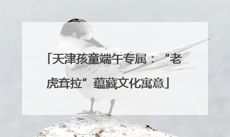 天津孩童端午专属：“老虎耷拉”蕴藏文化寓意