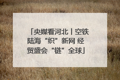 央媒看河北丨空铁陆海“织”新网 经贸盛会“链”全球
