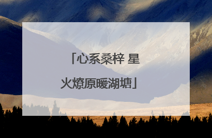 心系桑梓 星火燎原暖湖塘