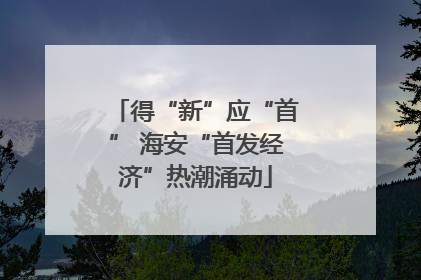 得“新”应“首” 海安“首发经济”热潮涌动