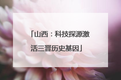 山西：科技探源激活三晋历史基因